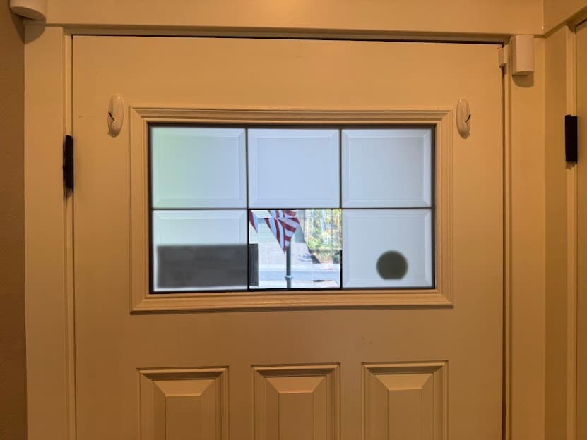 Door Privacy Film — Interior